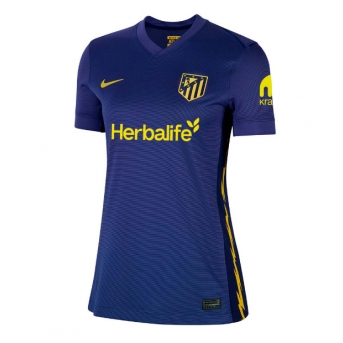 Atletico Madrid Maglia Gara Trasferta Repliche 2025-26 Donna Maniche Corte